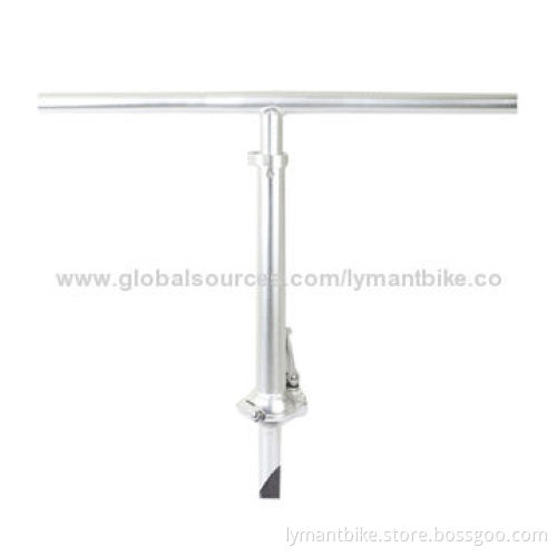 Bicycle folding handlebar, made of aluminum alloy, suitable for road racing and MTB